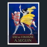 Eau de Cologne A'Seguin Art Deco Poster<br><div class="desc">Vintage Kunst Deko Werbeplakat aus Frankreich. Eau de Köln A. Seguin von Leonetto Cappiello. Veröffentlicht 1922. Bitte beachten Sie, dass unsere Plakate hochwertige Reproduktionen sind, die auf beruflichen, hochauflösenden Scans der Originale basieren. Bei unserem manuellen Retuschierprozess werden keine Filter verwendet, die originale Details oder Texturen entfernen, die Sie im Original...</div>