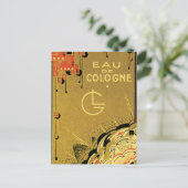 Eau De Cologne Gold Postkarte (Stehend Vorderseite)