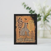 Eau de Cologne Harlekin und Flapper Postkarte (Stehend Vorderseite)