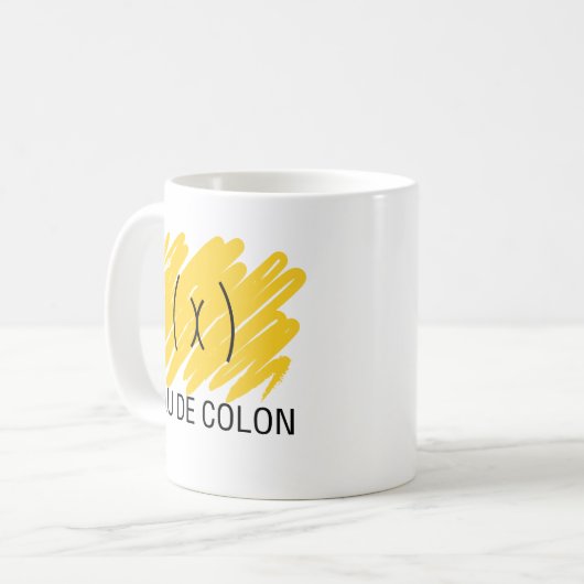 Eau de Colon Kaffeetasse (Vorderseite Links)