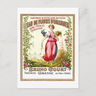 Eau de Fleurs d'Orangers Postcard Postkarte