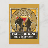 Eau de Köln de l'Elefant Postcard Postkarte (Vorderseite)