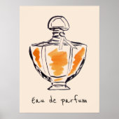 Eau de parfum French Parfüm Flasche Poster (Vorne)