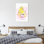 Eau De Parfum und Blume Leinwanddruck (Insitu (Schlafzimmer))