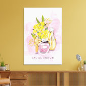Eau De Parfum und Blume Leinwanddruck (Insitu (Wohnzimmer))