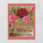 Eau De Rose French Scent Postkarte (Vorderseite)