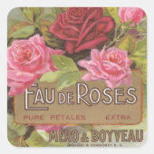Eau de Rose Stickers (Vorderseite)