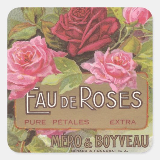 Eau de Rose Stickers (Vorderseite)