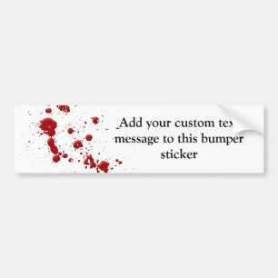 Eau, ist das Blut auf Ihrem Autoaufkleber