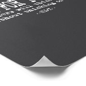 Eau Quote Motivation Insrational - Think For Yours Poster (Ecke)