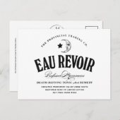 Eau Revoir - Postkarte (Vorne/Hinten)