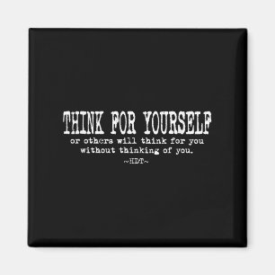 Eau Zitat Motivation Inspirierend - Denk Für Dich Magnet