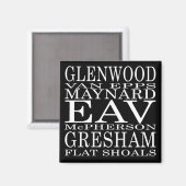 EAV, East Atlanta Village Magnet (Vorderseite/Rückseite)