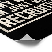 Eaven Is My Home I’m Just Here Recruiting Christia Poster (Ecke)