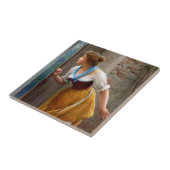 Eavesdropping (von Eugene de Blaas) Fliese (Seite)