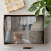 Eavesdropping (von Eugene de Blaas) Seidenpapier (Geschenk)