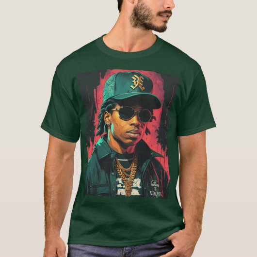 Eazy E Rapper 90s T-Shirt (Vorderseite)