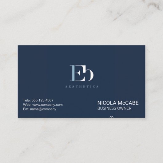 EB-Ästhetik Visitenkarte (Vorderseite)
