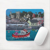Eb u. Flo - Fähre zu Fowey Mousepad (Mit Mouse)