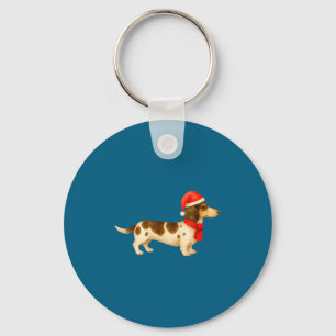 Ebald Weihnachten Dachshund E Lustiger Doxie Hunde Schlüsselanhänger