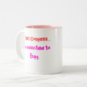 Ebay gewöhnen zweifarbige tasse (Vorderseite Links)