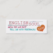 Ebay u. etsy mini visitenkarte (Rückseite)