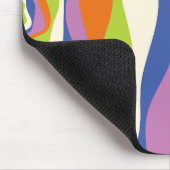 EBB & Flow 4 Blau, Orange, Lila, Grün & Creme Mousepad (Ecke)