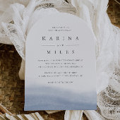 Ebb Tide Coastal Watercolor Wedding Einladung