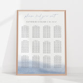 Ebb Tide Seating Chart - Bis zu 12 Tische Poster