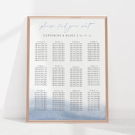Ebb Tide Seating Chart - Bis zu 12 Tische Poster