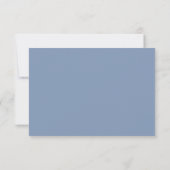 Ebb Tide Wedding Mail-in RSVP Karte (Rückseite)