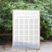 Ebb Tide XL Seating Chart - Bis zu 25 Tische Poster