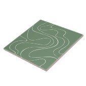 EBB und Flow 2 in grün Fliese (Seite)