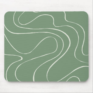 EBB und Flow 2 in grün Mousepad