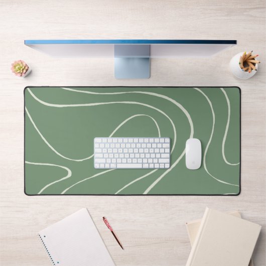 EBB und Flow 2 in grün Schreibtischunterlage (Büro 1)