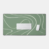 EBB und Flow 2 in grün Schreibtischunterlage (Tastatur & Maus)