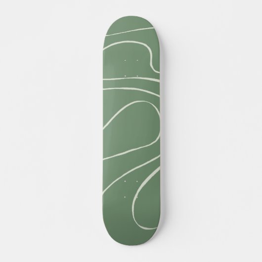 EBB und Flow 2 in grün Skateboard (Vorne)