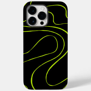 EBB und Flow 2 in Kalkgrün und Schwarz Case-Mate iPhone 14 Pro Max Hülle