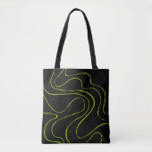 EBB und Flow 2 in Kalkgrün und Schwarz Tasche (Vorderseite)