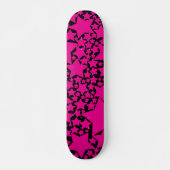 EBB und Flow 2 in Magenta und Schwarz Skateboard (Vorne)