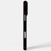 EBB und Flow 2 in Rot und Schwarz Case-Mate iPhone Hülle (Rückseite / Rechts)
