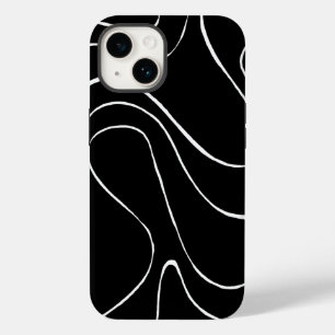 Ebb und Flow 2 - Schwarz auf Weiß Case-Mate iPhone 14 Hülle