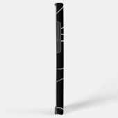 Ebb und Flow 2 - Schwarz auf Weiß Samsung Galaxy Hülle (Rechte Seite)