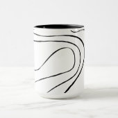 EBB und Flow 2 - Schwarz und Weiß Tasse (Zentrum)
