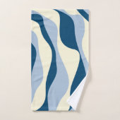 EBB und Flow 4 - Dunkles Blau, Licht und Creme Badhandtuch Set (Handtuch)