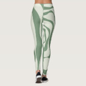 EBB und Flow 4 in grün Leggings (Rückseite)