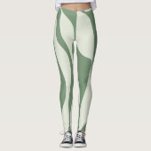 EBB und Flow 4 in grün Leggings (Vorderseite)