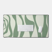 EBB und Flow 4 in grün Schreibtischunterlage (Tastatur & Maus)