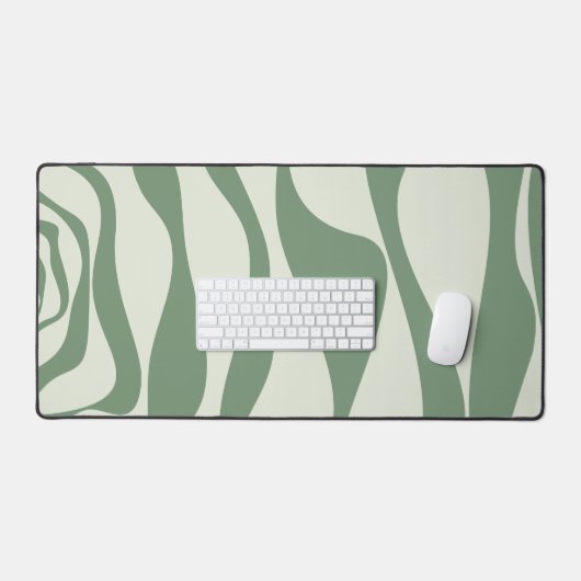 EBB und Flow 4 in grün Schreibtischunterlage (Tastatur & Maus)