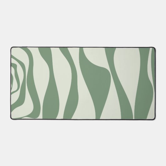 EBB und Flow 4 in grün Schreibtischunterlage (Vorderseite)